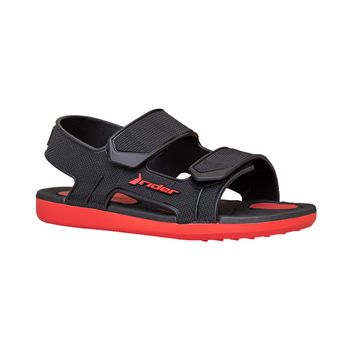 Chinelo-Papete-Preto-e-Vermelho-Kids-R-Line-Plus-|-Rider-Tamanho--29---Cor--VERMELHO-0